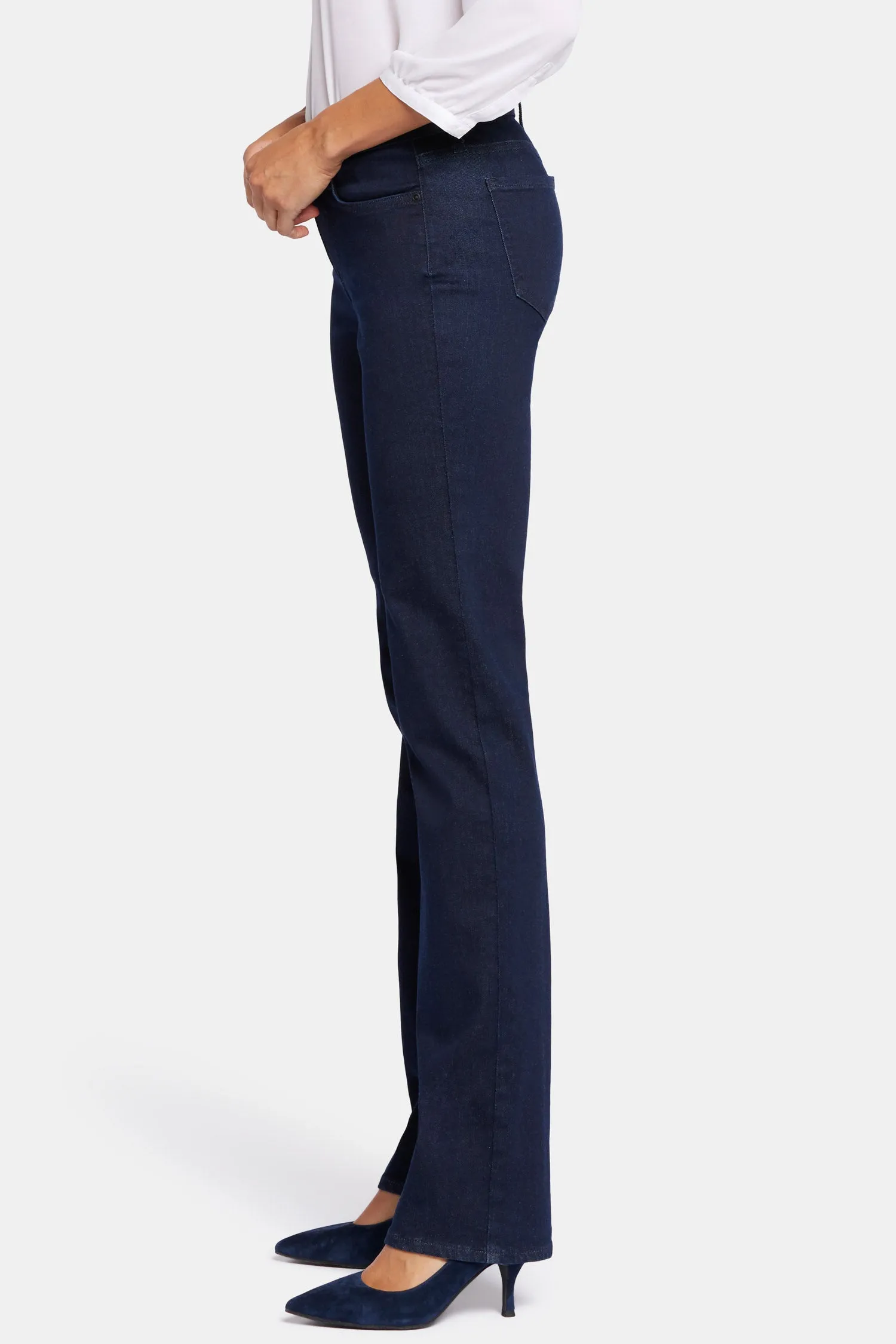 Marilyn Straight Jeans In Petite - Rinse sold by NYDJ product image thumbnail 3