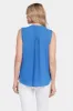 Sleeveless Pintuck Blouse  - Greek Sea sold by NYDJ