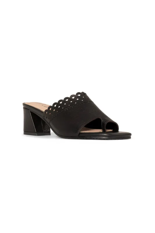 Alanah Mule Sandals - Black sold by NYDJ