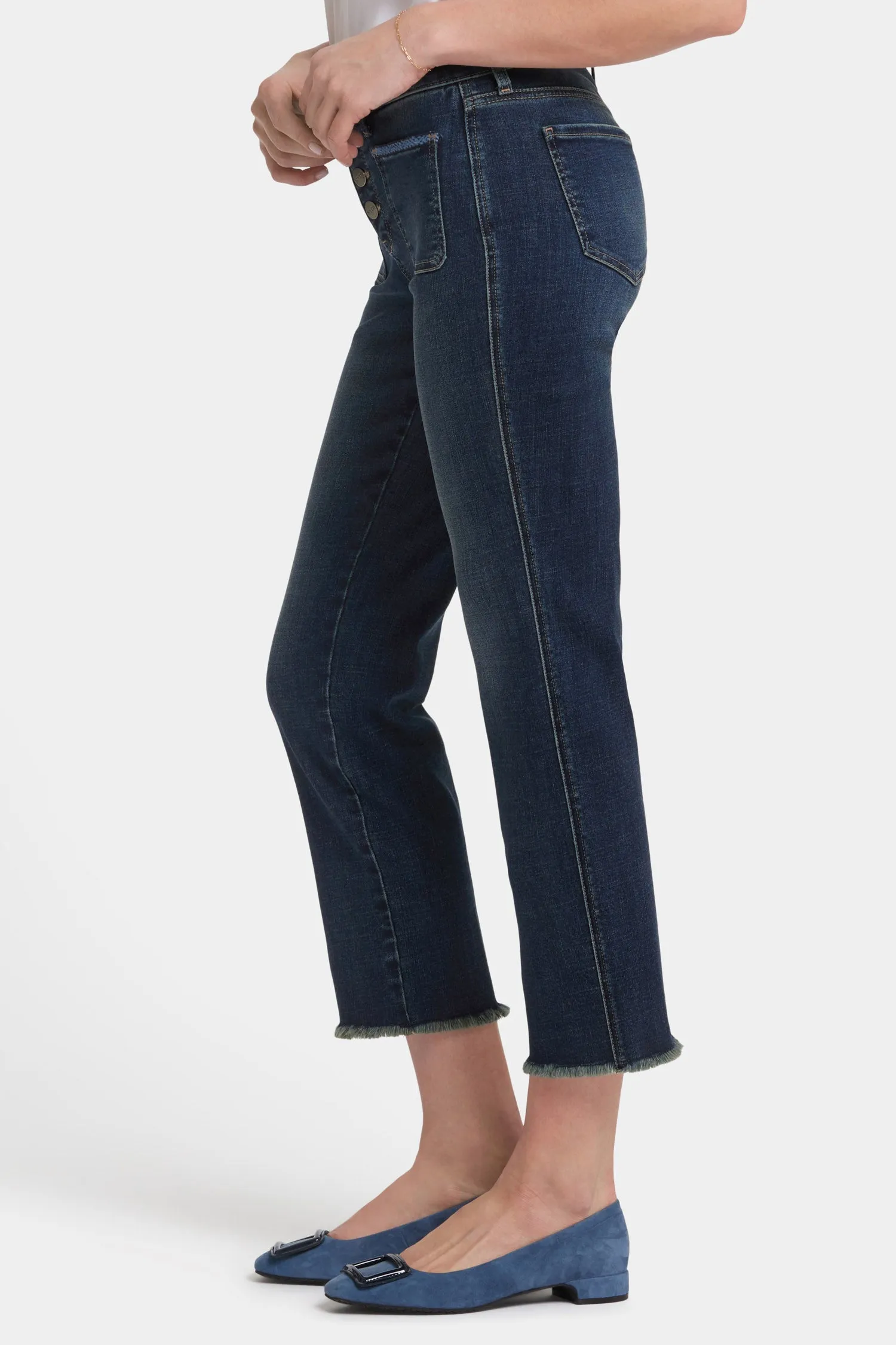 Marilyn Straight Ankle Jeans - Lotus Gardens sold by NYDJ product image thumbnail 3