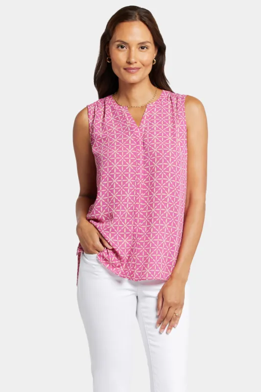 Sleeveless Pintuck Blouse  - Micah sold by NYDJ