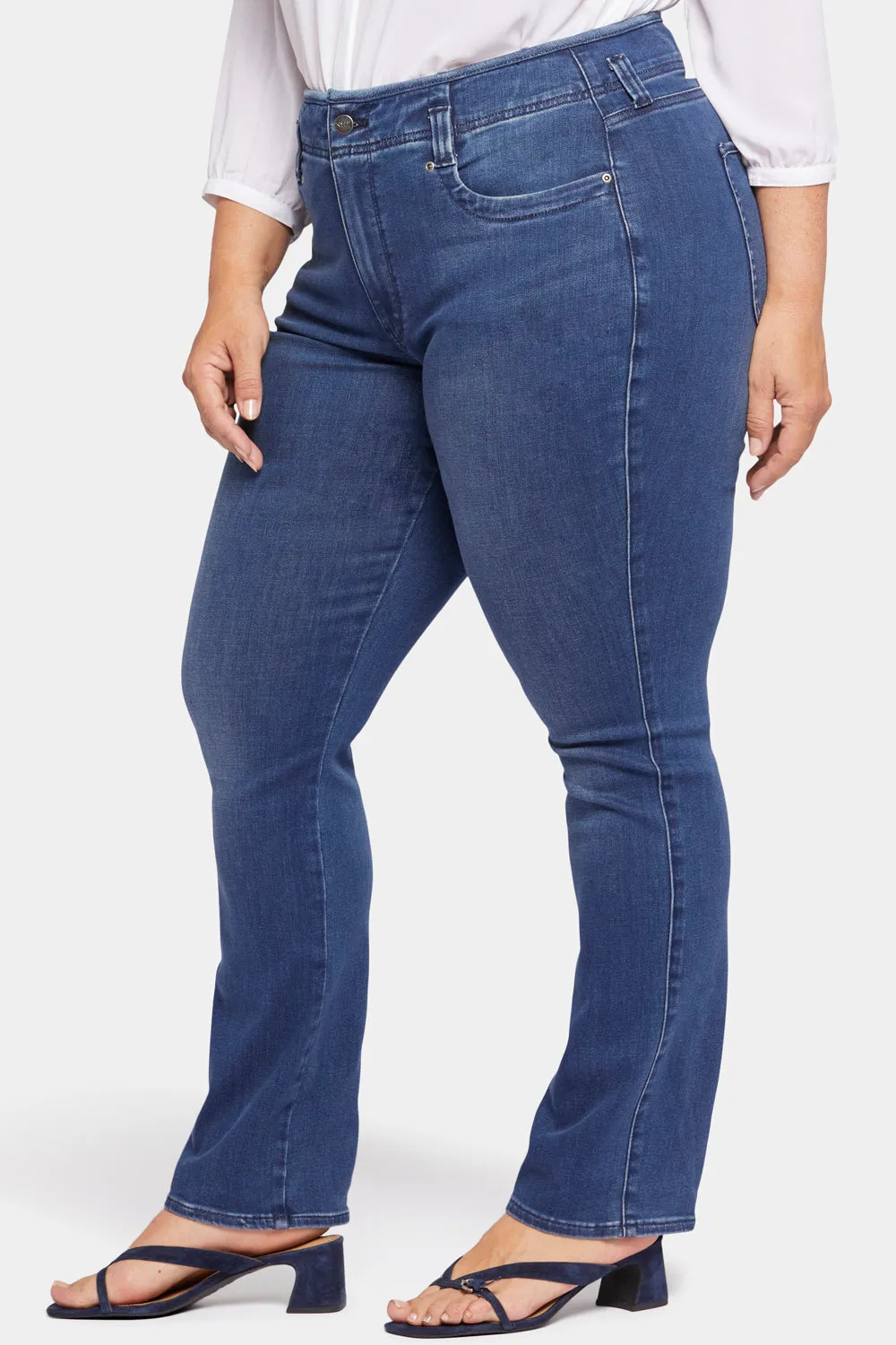 Marilyn Straight Jeans In Plus Size - Rendezvous sold by NYDJ product image thumbnail 3