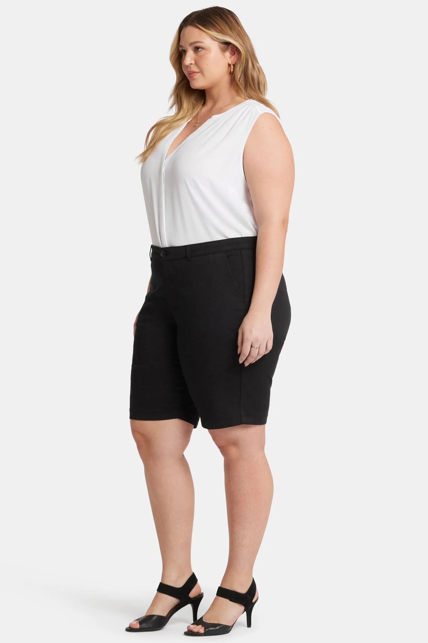 Bermuda Shorts In Plus Size - Black sold by NYDJ product image thumbnail 5