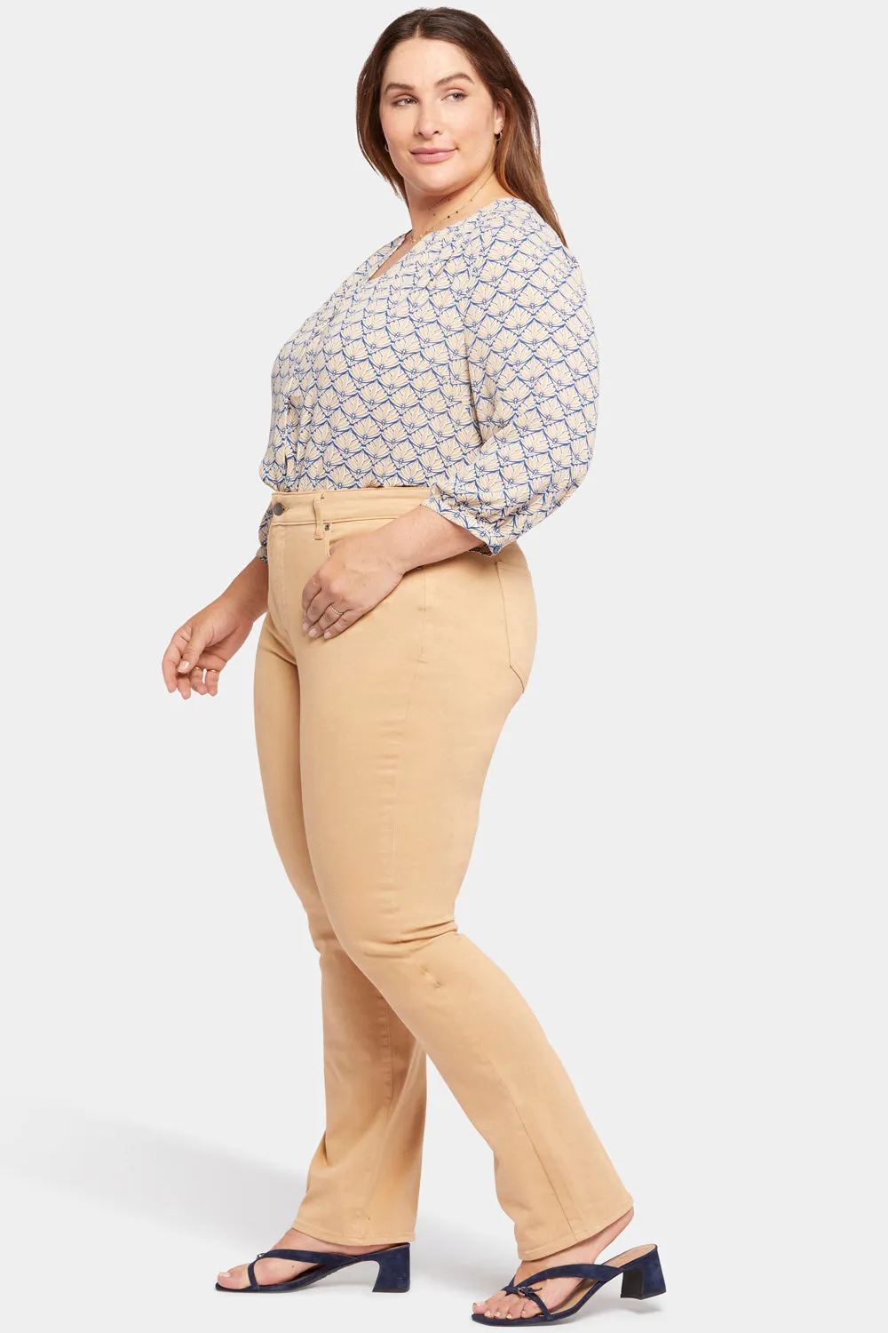 Marilyn Straight Jeans In Plus Size - Crossroads sold by NYDJ product image thumbnail 5