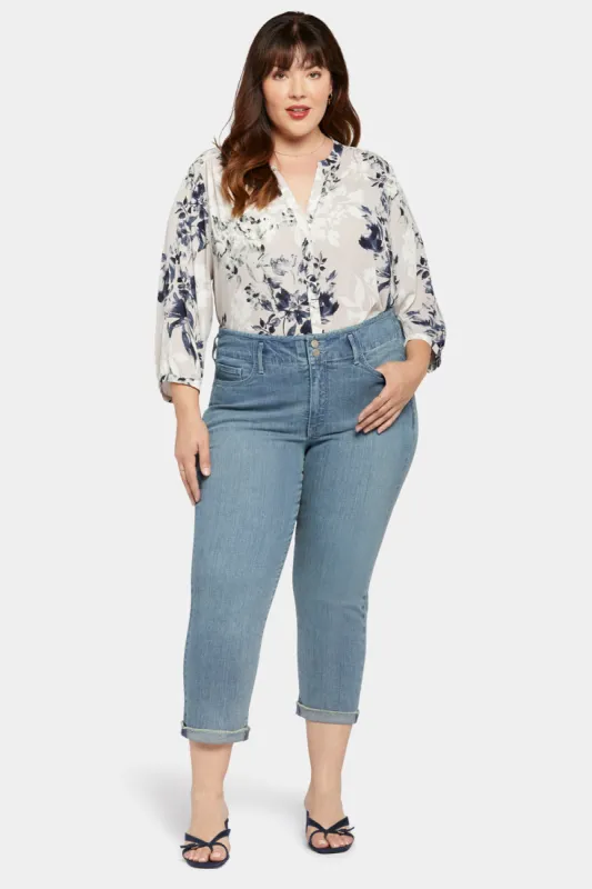 Chloe Capri Jeans In Plus Size - Thistle Falls sold by NYDJ