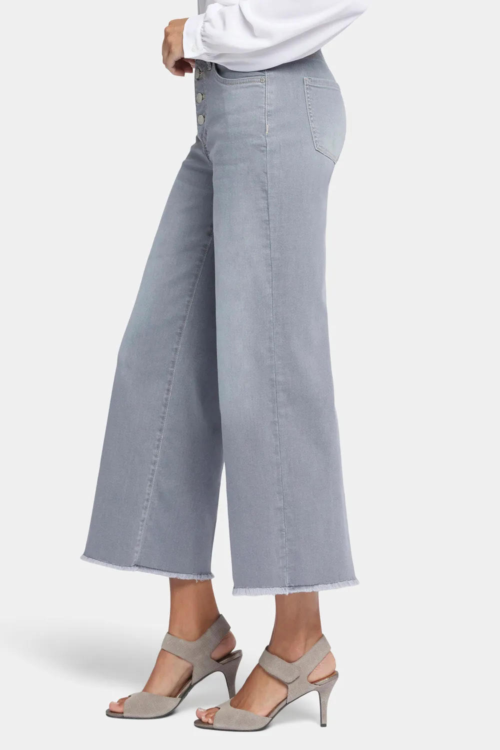 Teresa Wide Leg Ankle Jeans - Rock Sand sold by NYDJ product image thumbnail 3