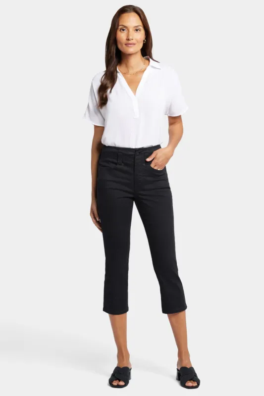 Ami Skinny Capri Jeans In Petite - Black sold by NYDJ