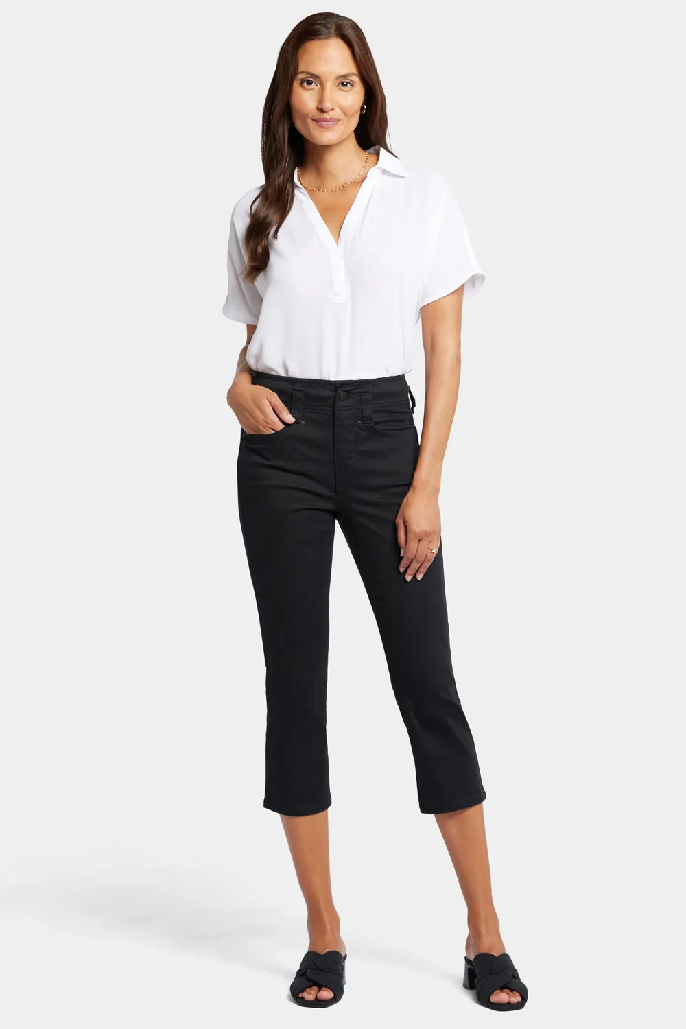 Ami Skinny Capri Jeans In Petite - Black sold by NYDJ product image thumbnail 4