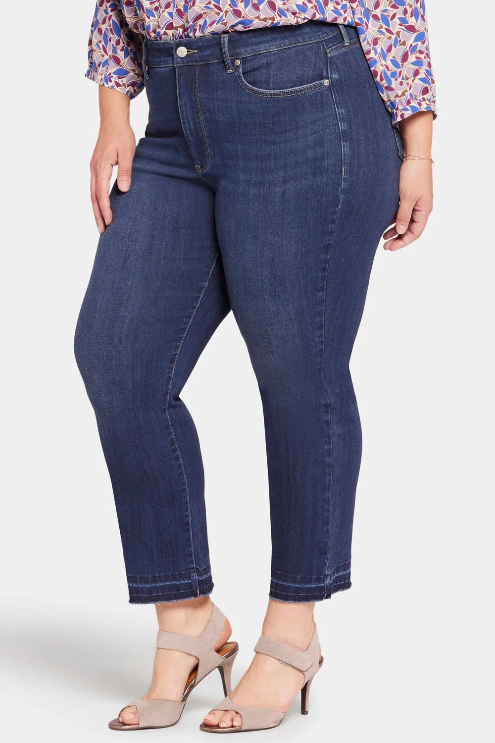 Marilyn Straight Ankle Jeans In Plus Size - Wonderland sold by NYDJ product image thumbnail 3