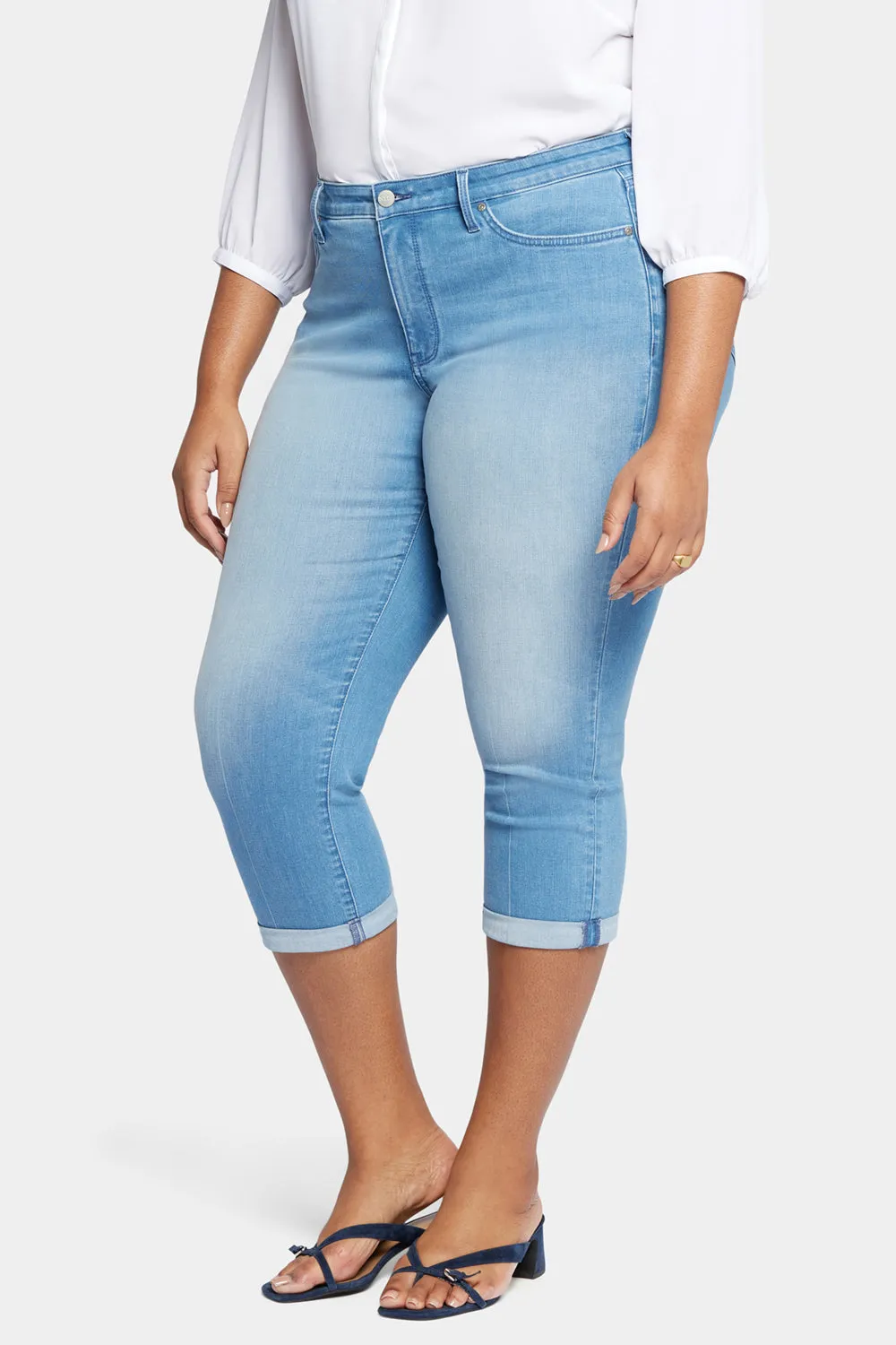 Chloe Skinny Capri Jeans In Plus Size - Debut sold by NYDJ product image thumbnail 3