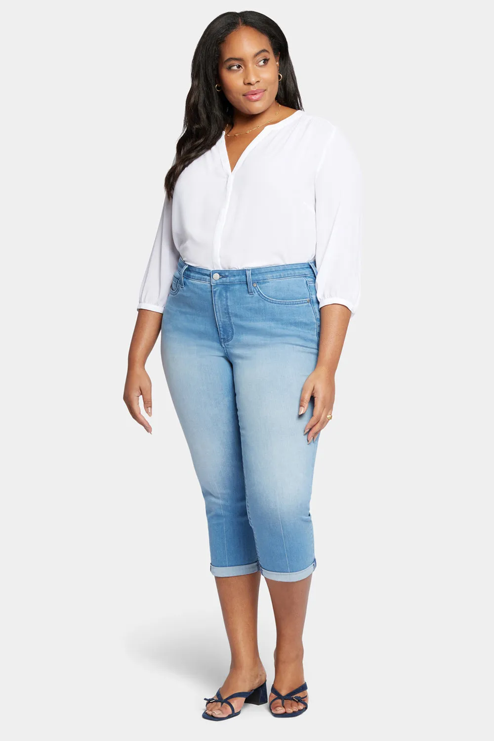 Chloe Skinny Capri Jeans In Plus Size - Debut sold by NYDJ