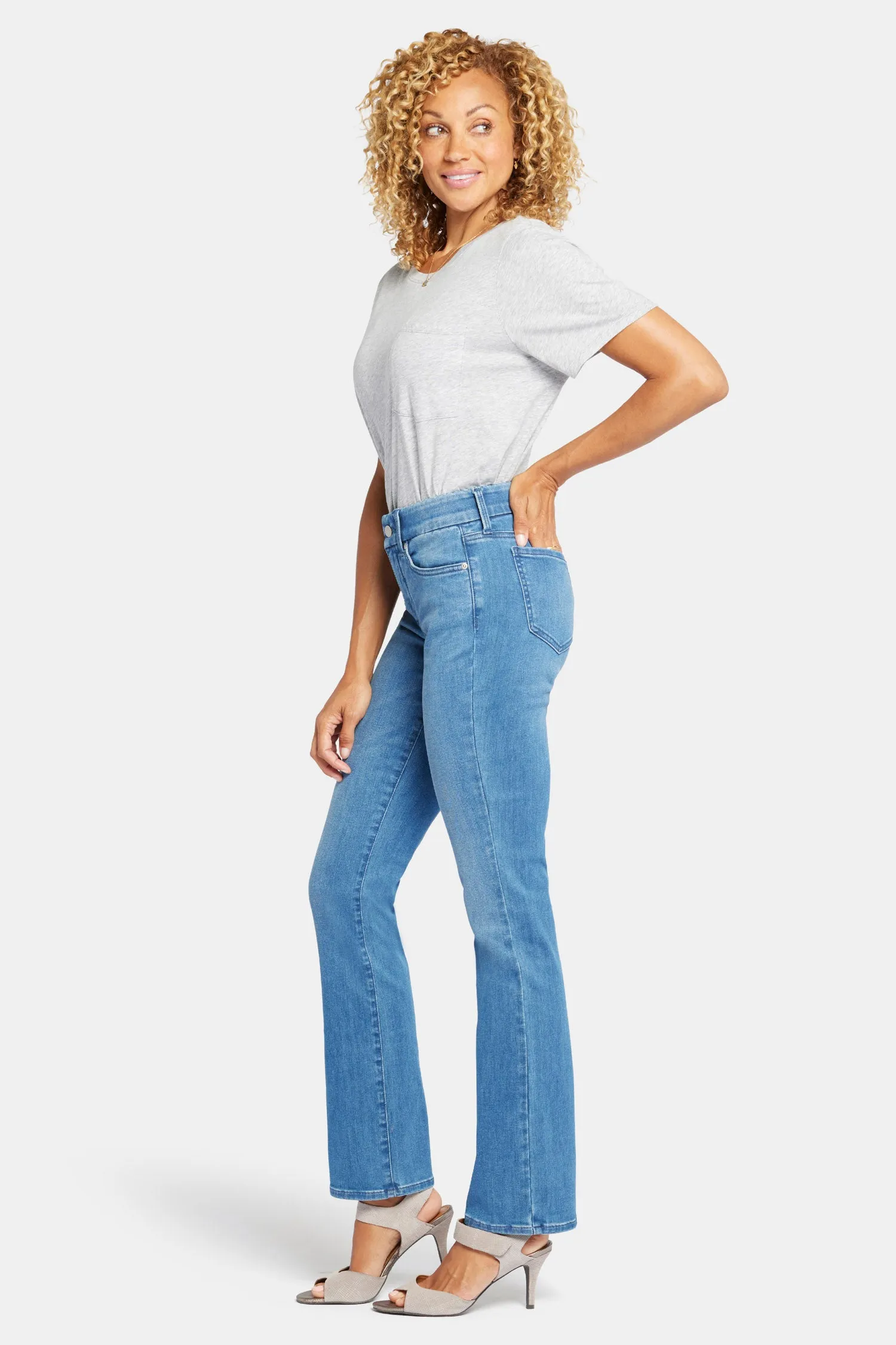 Waist-Match™ Marilyn Straight Jeans In Petite - Stunning sold by NYDJ product image thumbnail 5