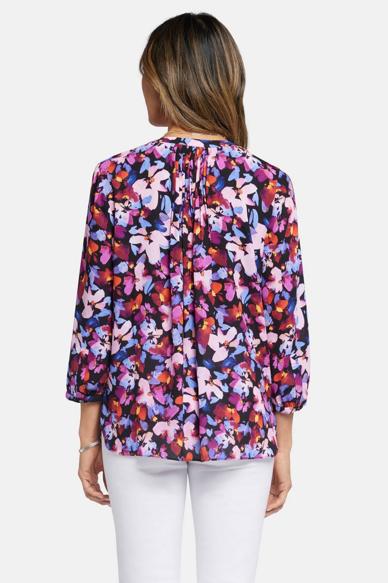 Pintuck Blouse In Petite - Hot Springs sold by NYDJ product image thumbnail 2