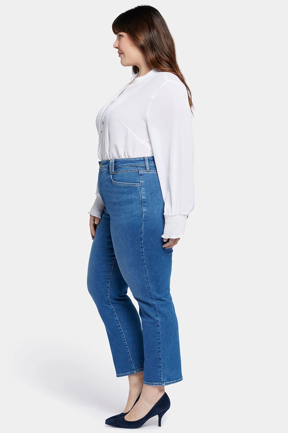 Bailey Relaxed Straight Ankle Jeans In Plus Size - Rockford sold by NYDJ product image thumbnail 5