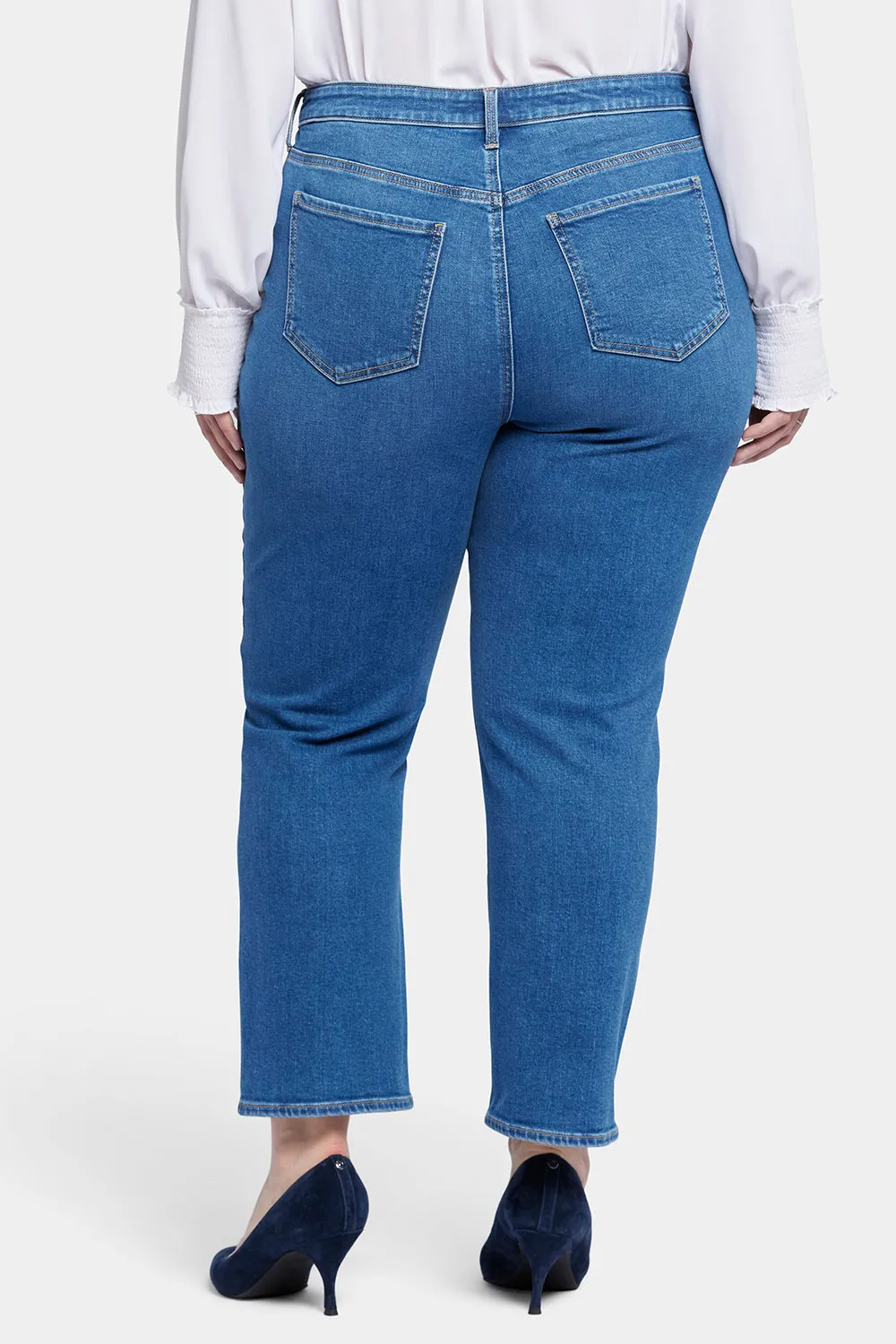 Bailey Relaxed Straight Ankle Jeans In Plus Size - Rockford sold by NYDJ product image thumbnail 2