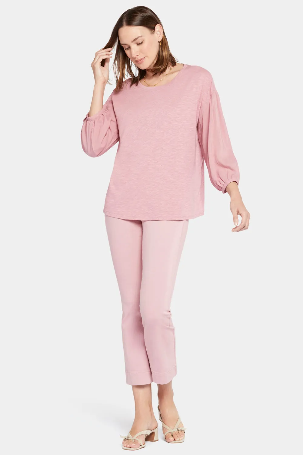 Peasant Tee - Vintage Pink sold by NYDJ product image thumbnail 5