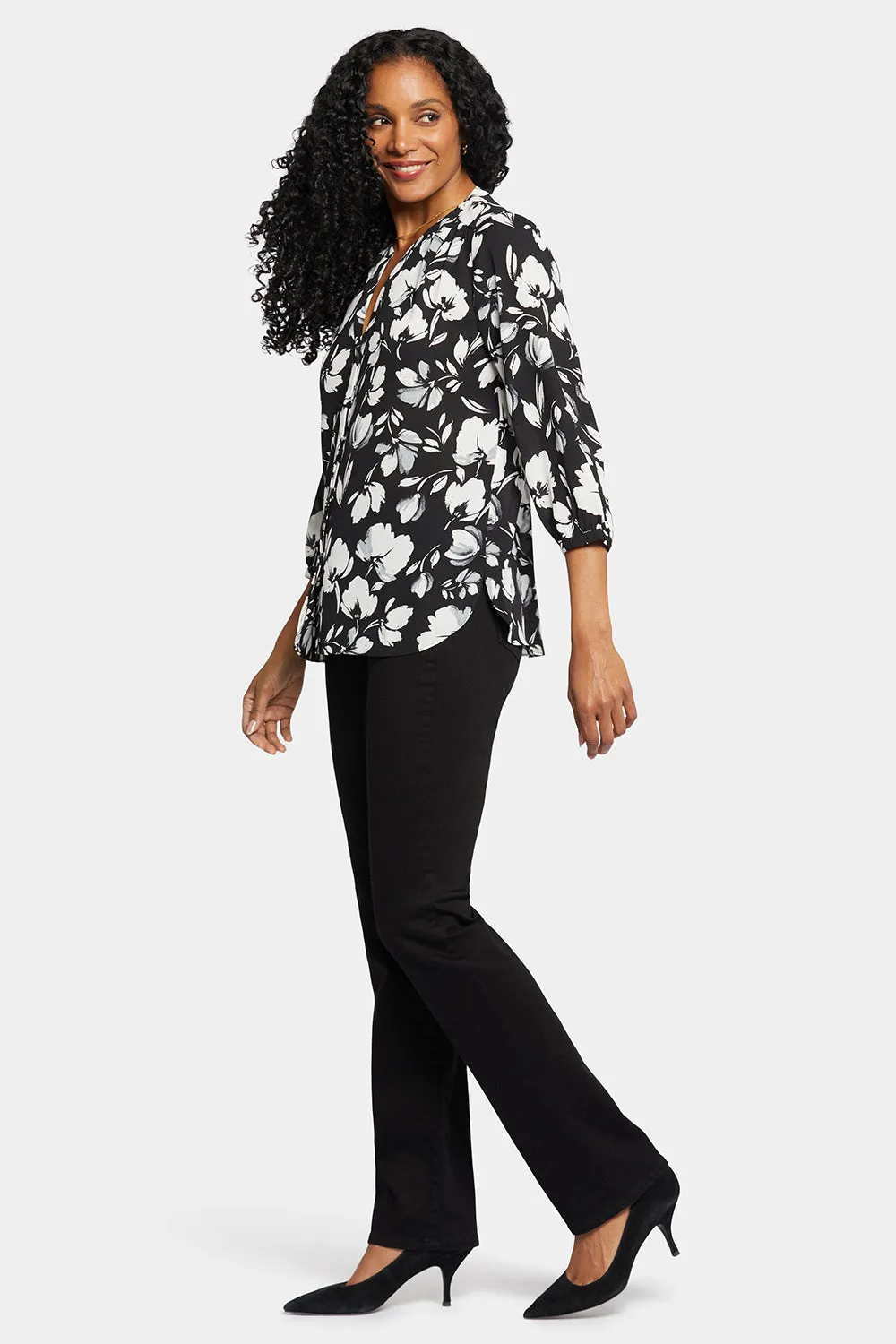 Pintuck Blouse - Bellefontaine sold by NYDJ product image thumbnail 3