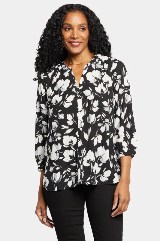 Pintuck Blouse - Bellefontaine sold by NYDJ