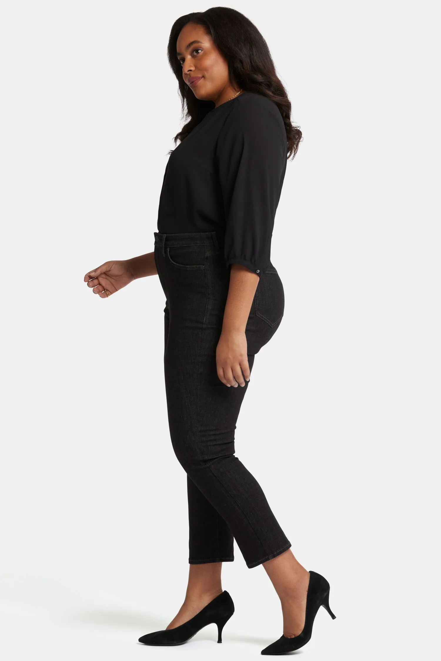 Curve Shaper™ Sheri Slim Ankle Jeans In Plus Size - Gardenranch sold by NYDJ product image thumbnail 5