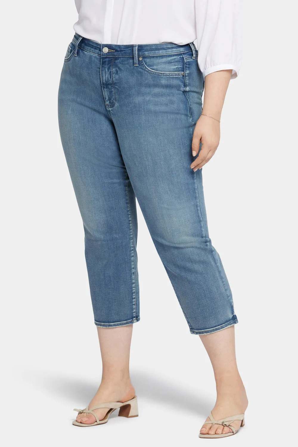 Relaxed Piper Crop Jeans In Plus Size - Romance sold by NYDJ product image thumbnail 3