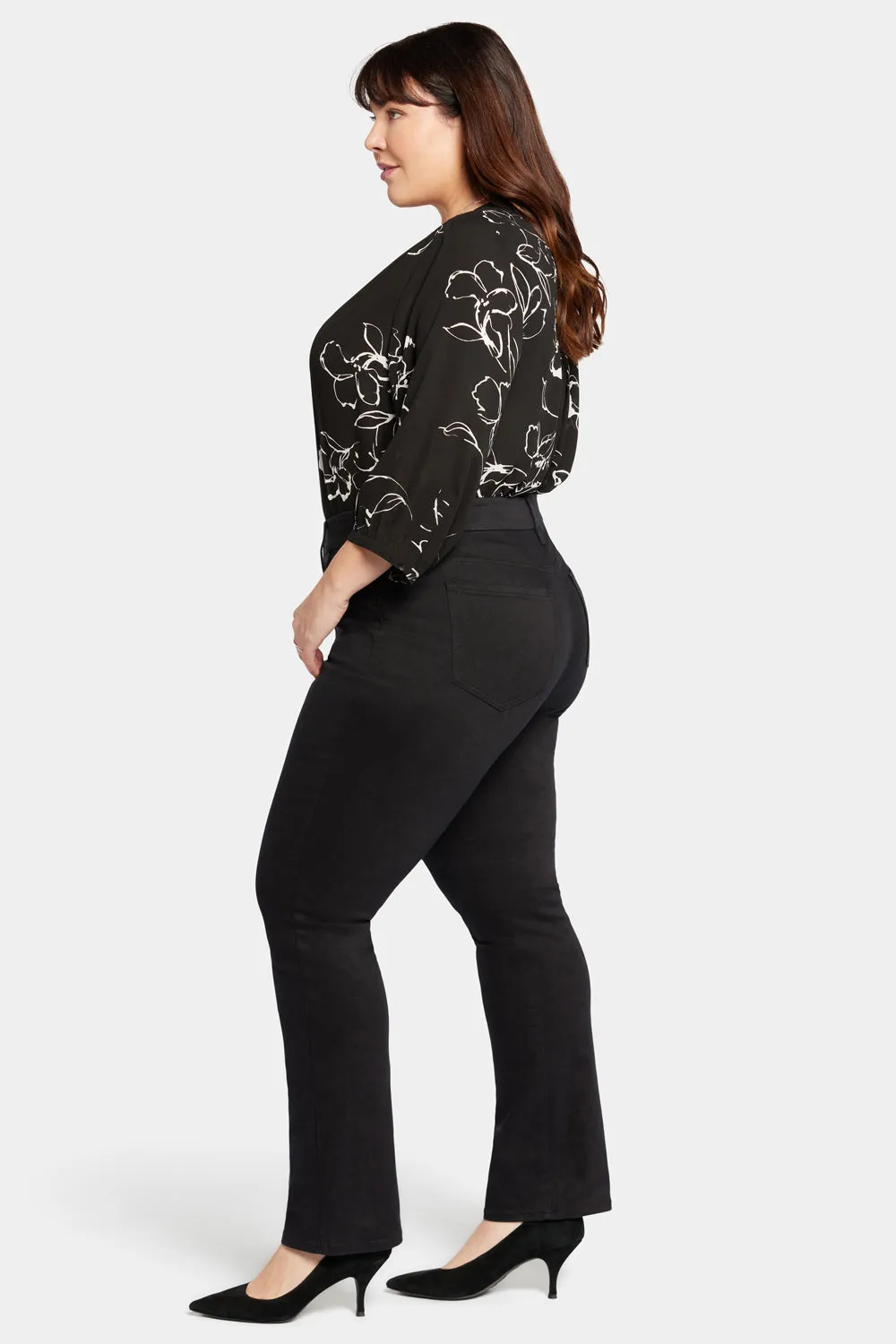 Waist-Match™ Marilyn Straight Jeans In Plus Size - Black sold by NYDJ product image thumbnail 5