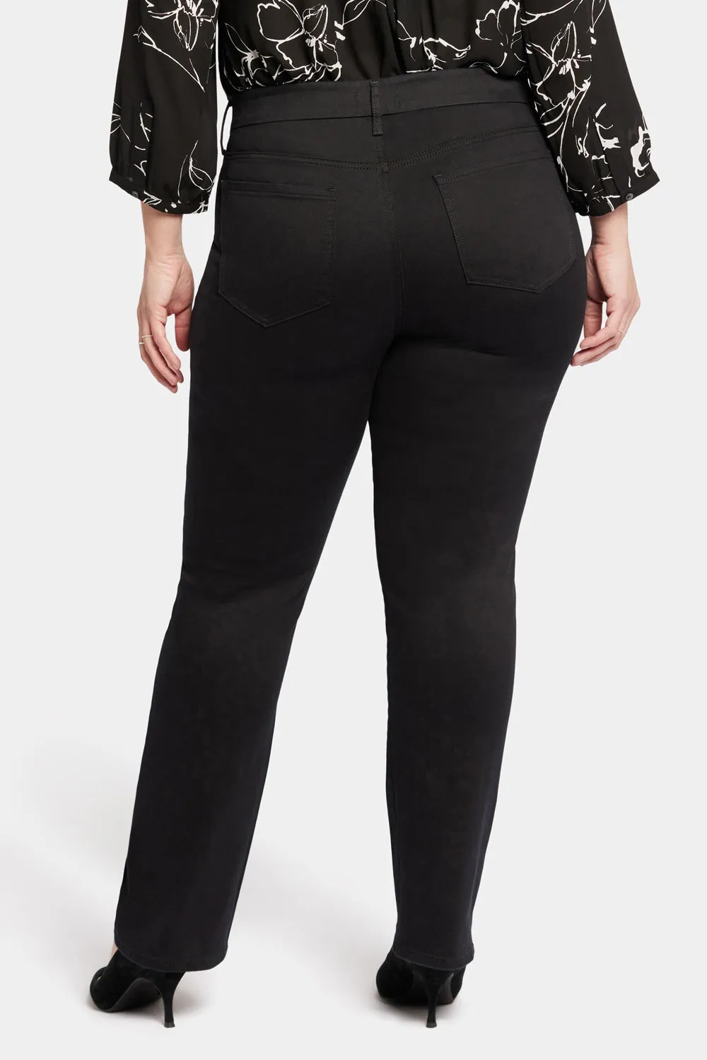 Waist-Match™ Marilyn Straight Jeans In Plus Size - Black sold by NYDJ product image thumbnail 2