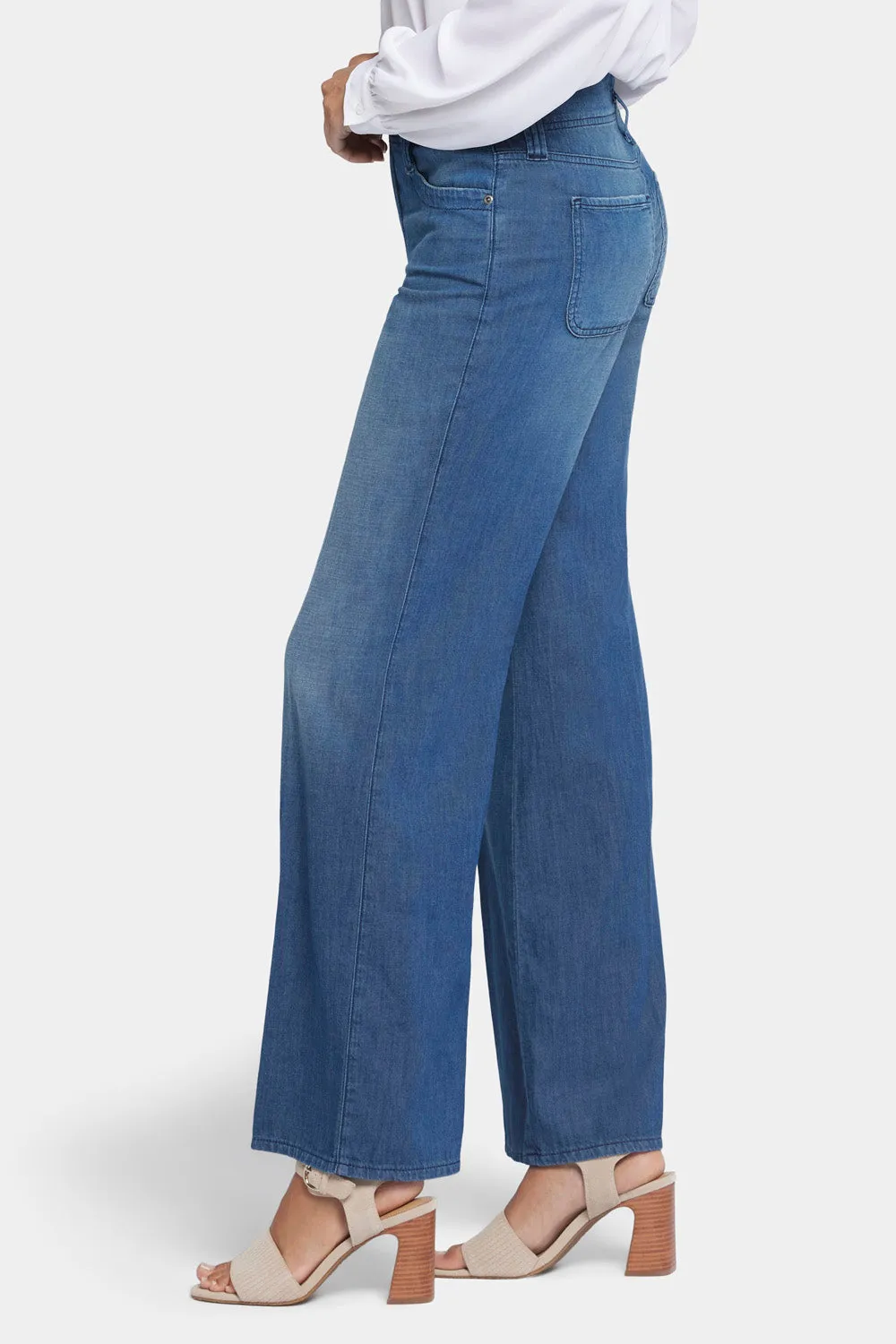 Teresa Wide Leg Jeans - Mission Blue sold by NYDJ product image thumbnail 3