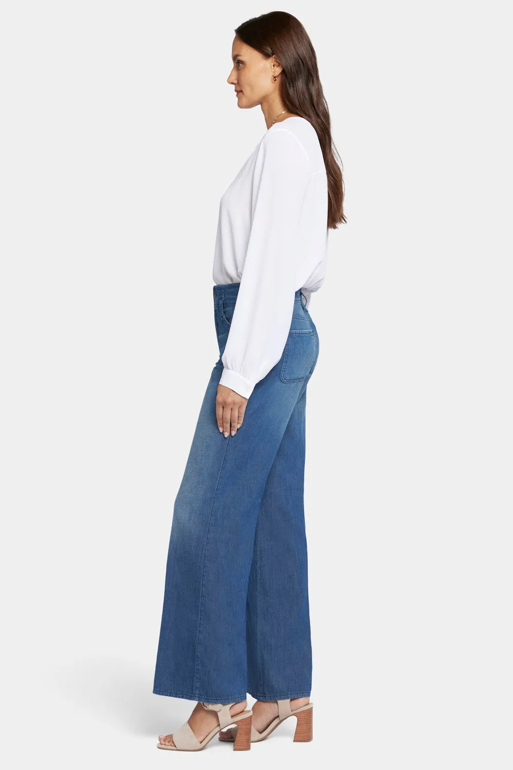 Teresa Wide Leg Jeans - Mission Blue sold by NYDJ product image thumbnail 5