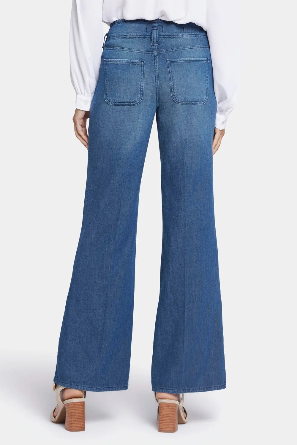 Teresa Wide Leg Jeans - Mission Blue sold by NYDJ product image thumbnail 2