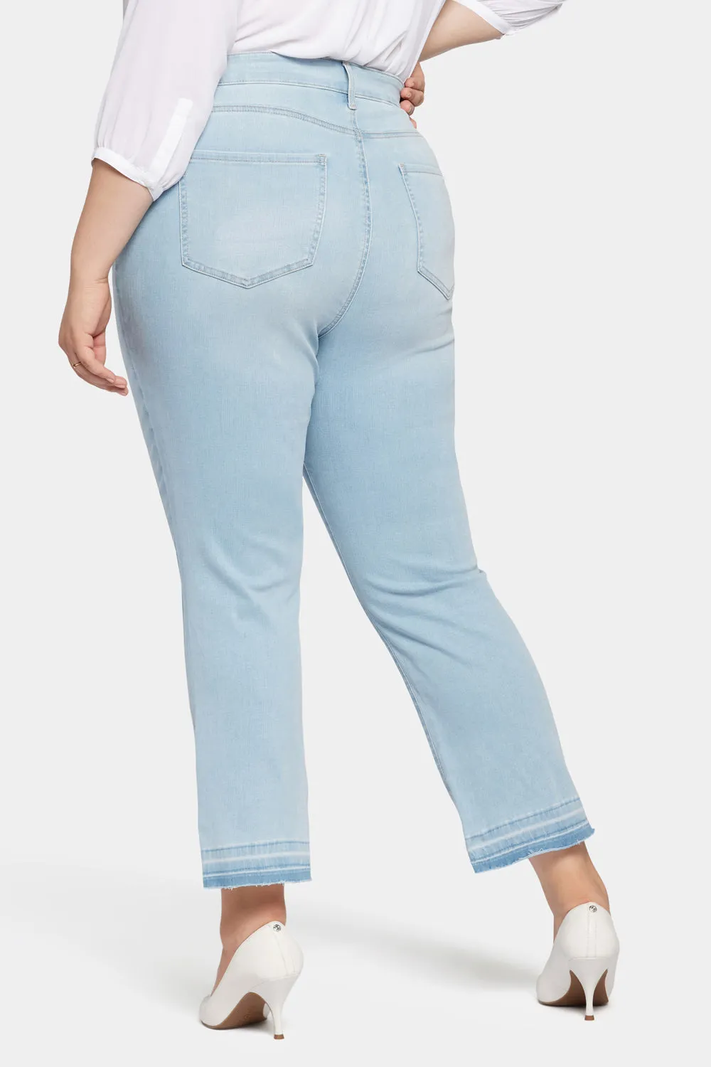 Marilyn Straight Ankle Jeans In Plus Size - Brightside sold by NYDJ product image thumbnail 2