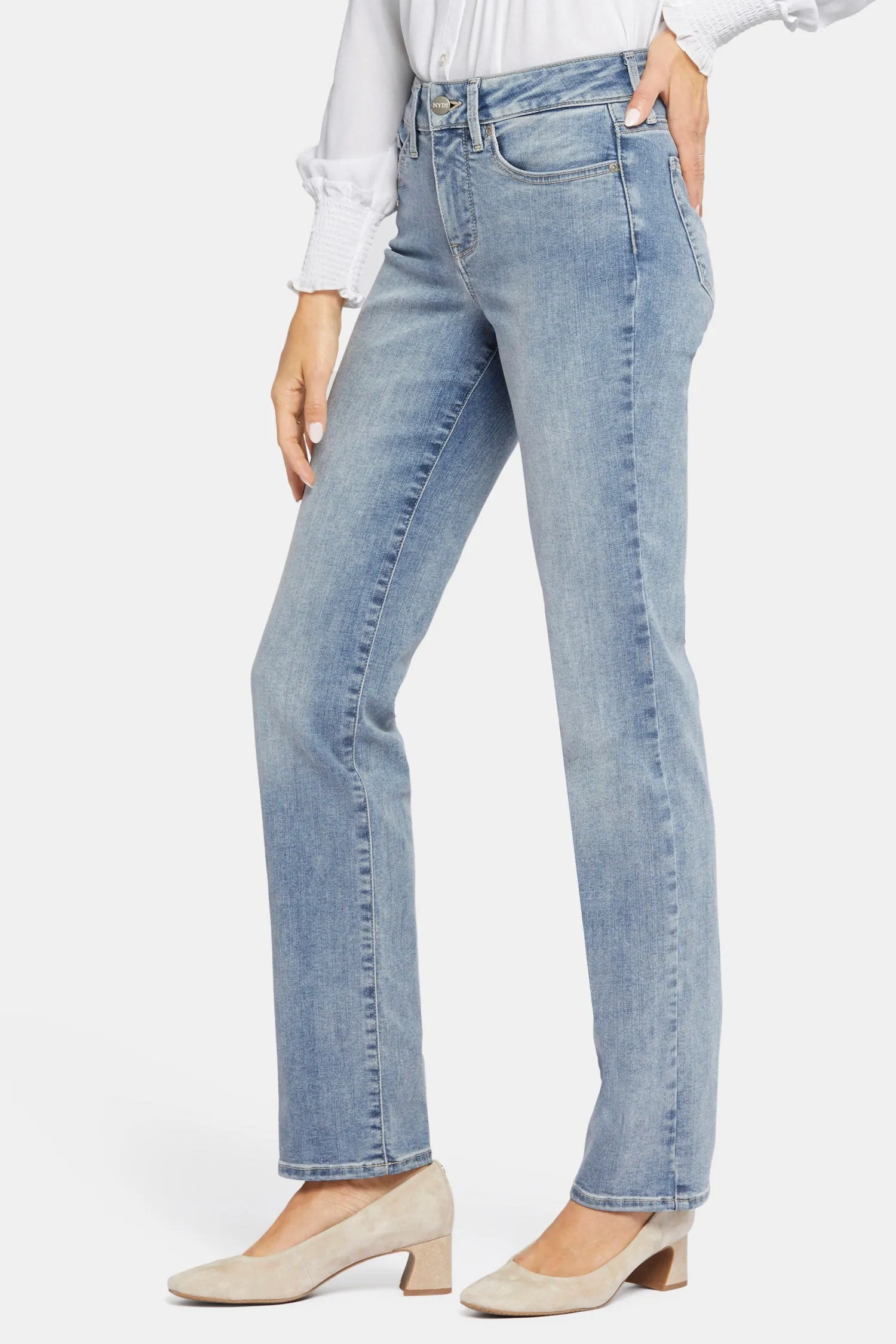 Marilyn Straight Jeans - Haley sold by NYDJ product image thumbnail 3
