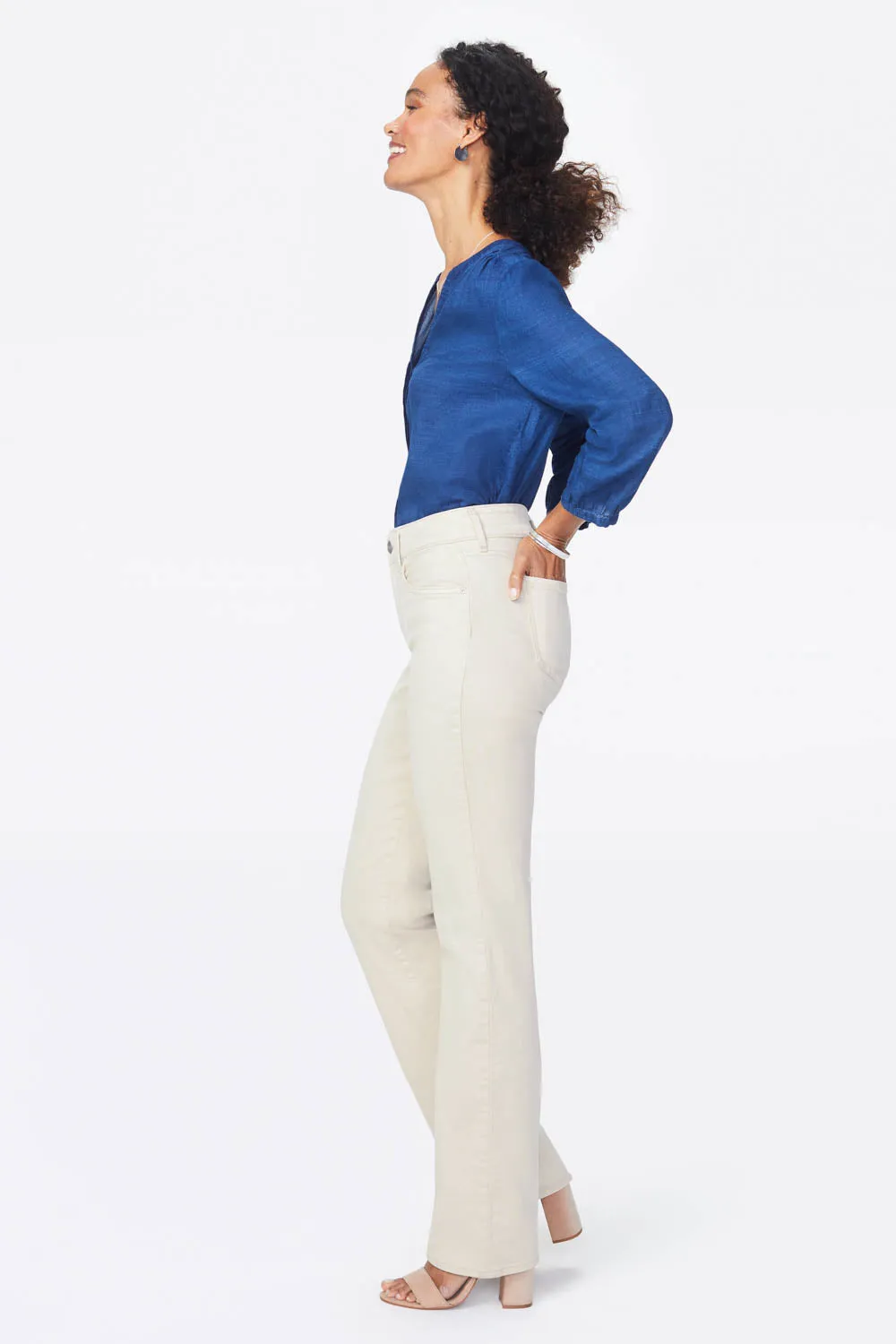 Marilyn Straight Jeans In Petite - Feather sold by NYDJ product image thumbnail 4