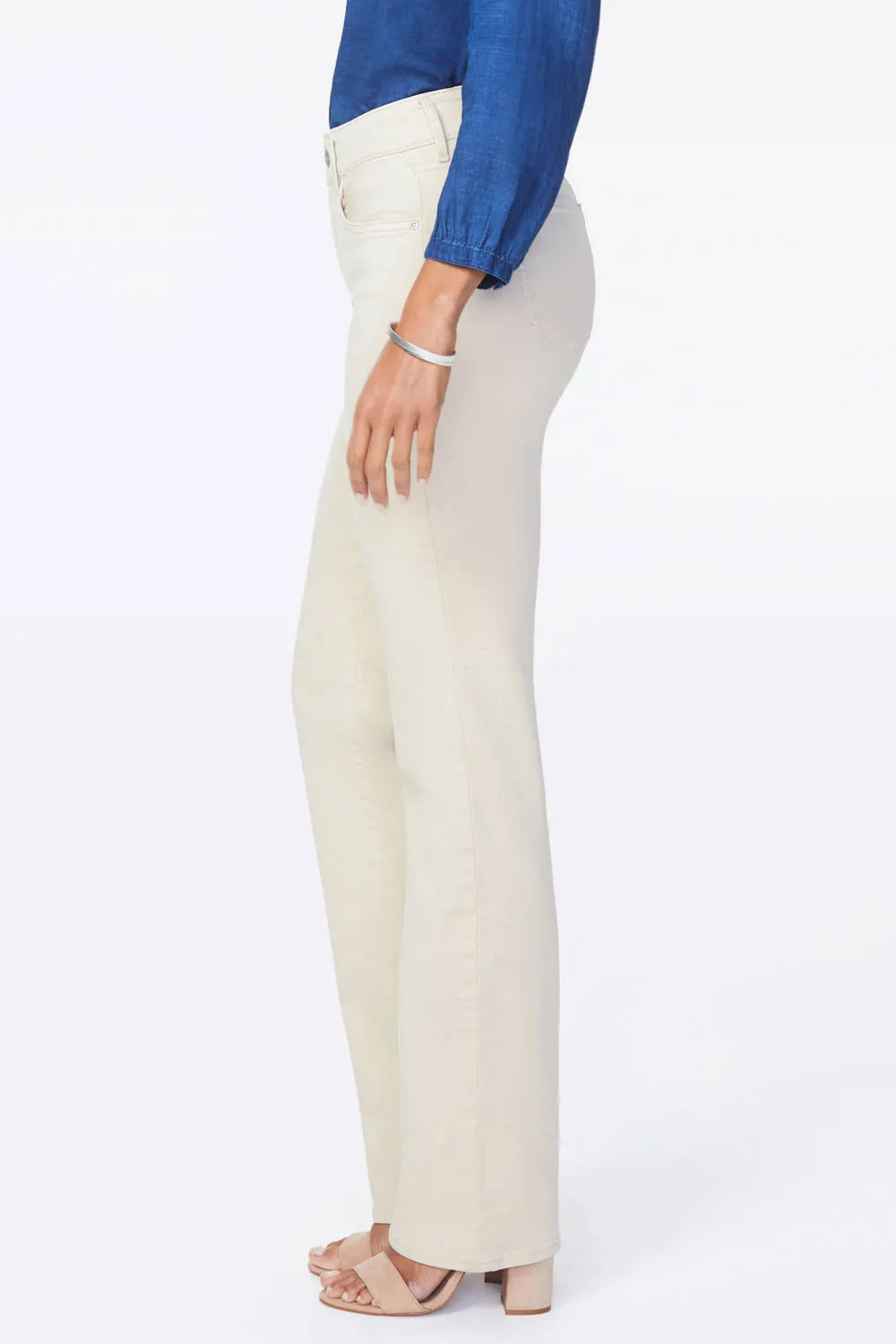 Marilyn Straight Jeans In Petite - Feather sold by NYDJ