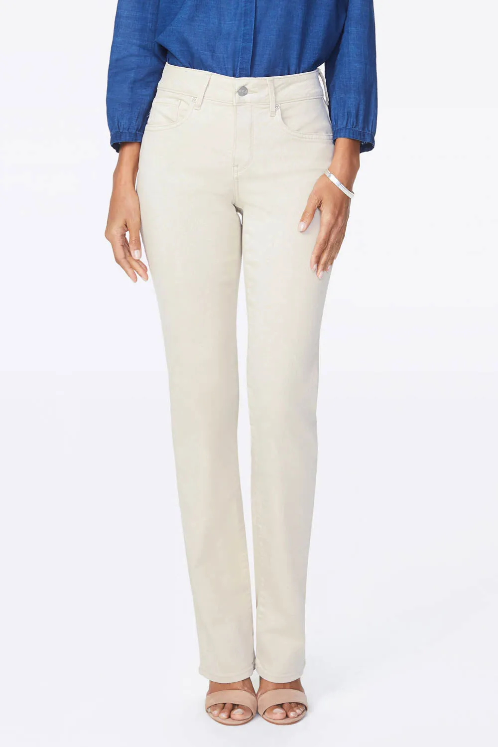 Marilyn Straight Jeans In Petite - Feather sold by NYDJ product image thumbnail 5