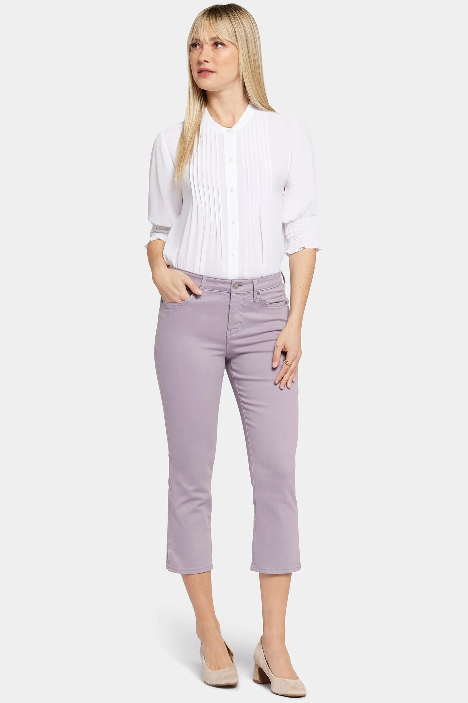 Chloe Capri Jeans - Lilac Chalk sold by NYDJ product image thumbnail 4