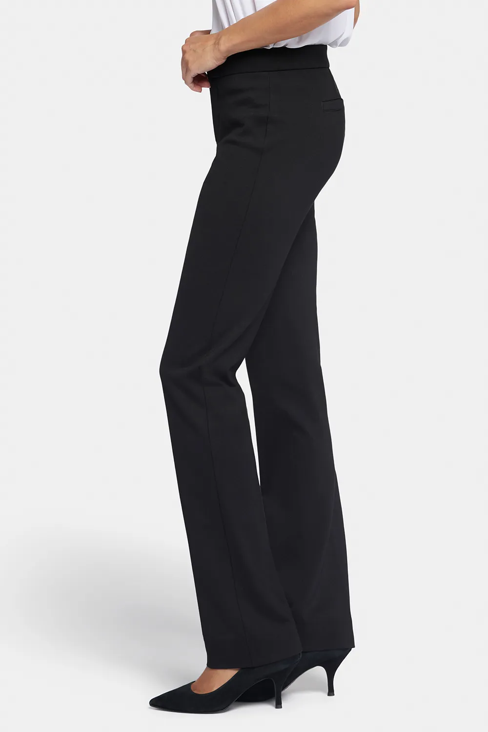 Slim Trouser Pants In Petite - Black sold by NYDJ product image thumbnail 3