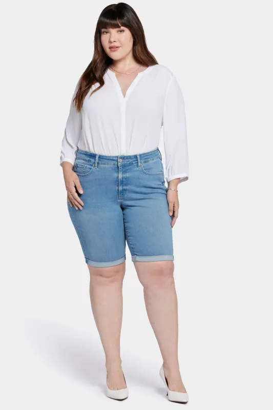 Briella 11 Inch Denim Shorts In Plus Size - Nottinghill sold by NYDJ