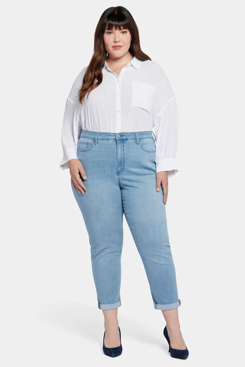 Margot Girlfriend Jeans In Petite Plus Size - Kingston sold by NYDJ product image thumbnail 5