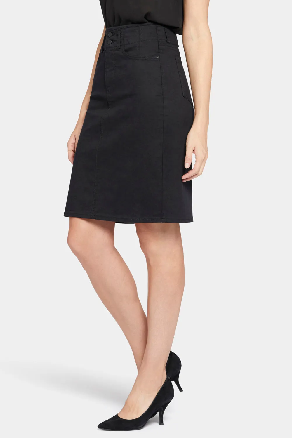 High Waist Skirt - Black sold by NYDJ product image thumbnail 3