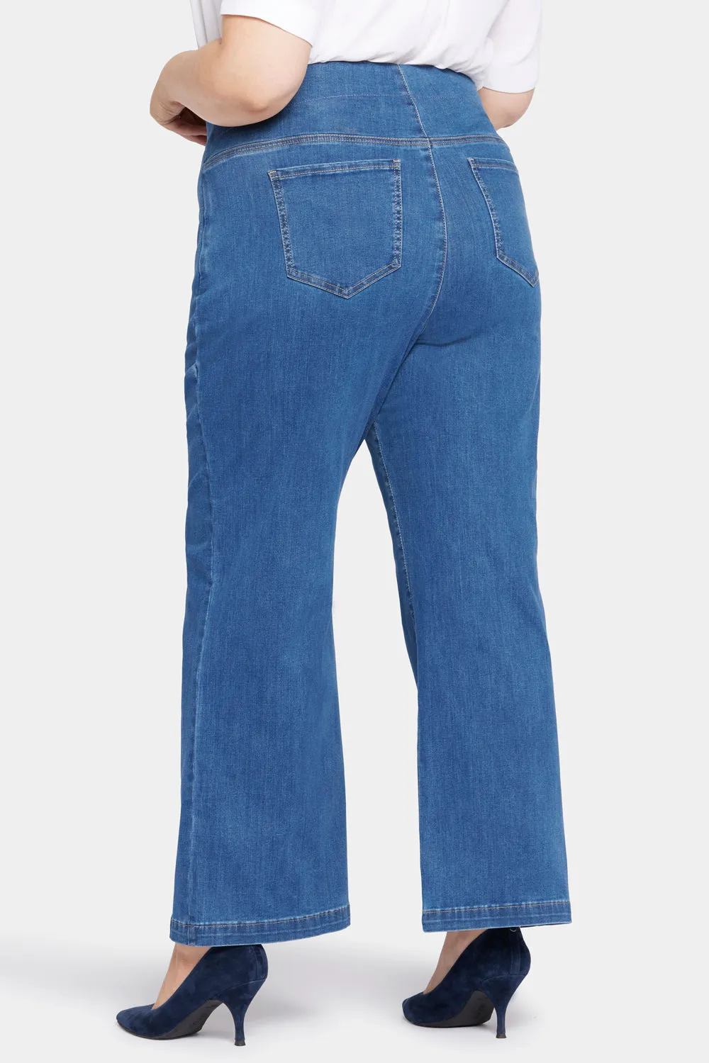 Pull-On Teresa Wide Leg Jeans In Plus Size - Waterfall sold by NYDJ product image thumbnail 2