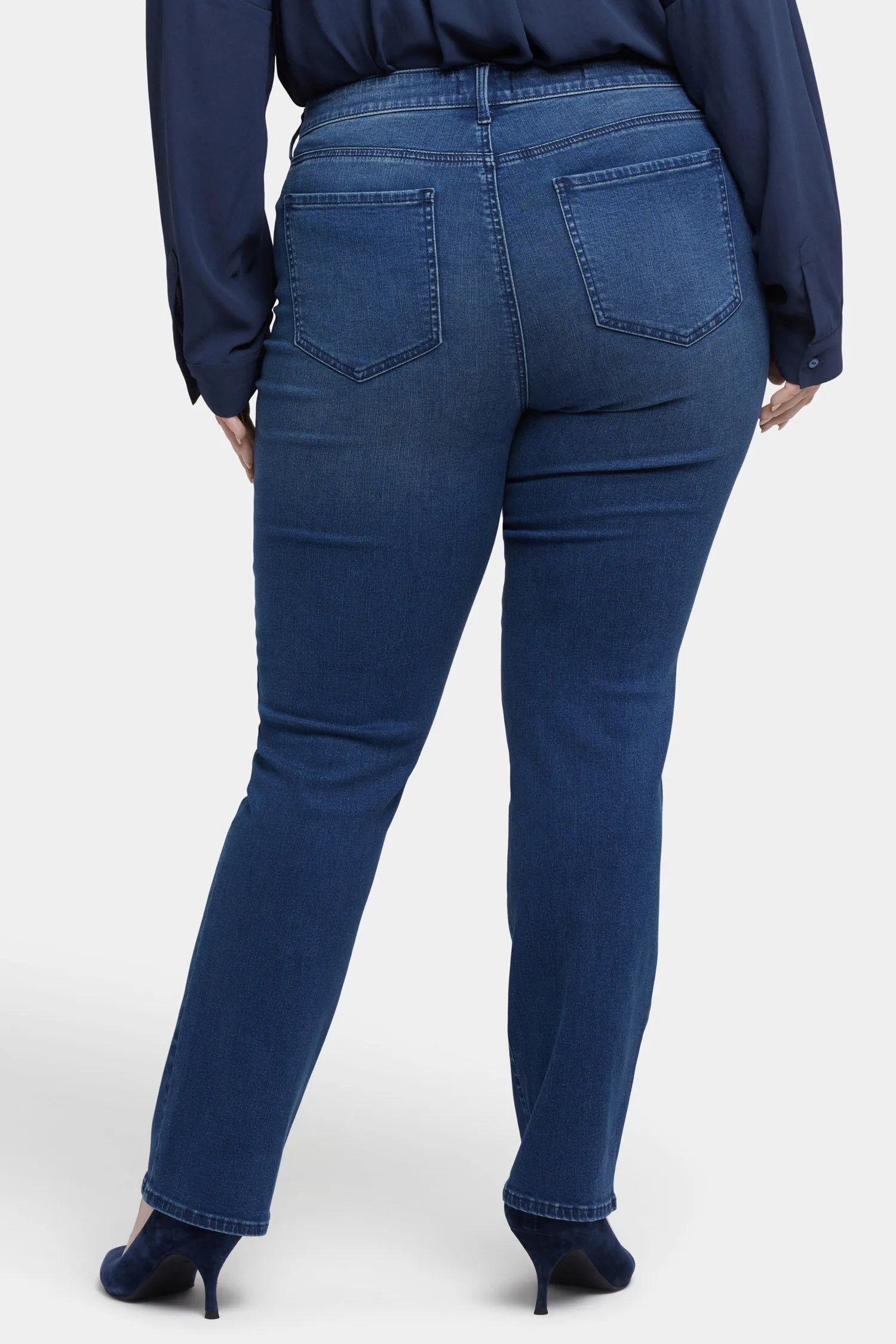 Marilyn Straight Jeans In Plus Size - Rendezvous sold by NYDJ product image thumbnail 2
