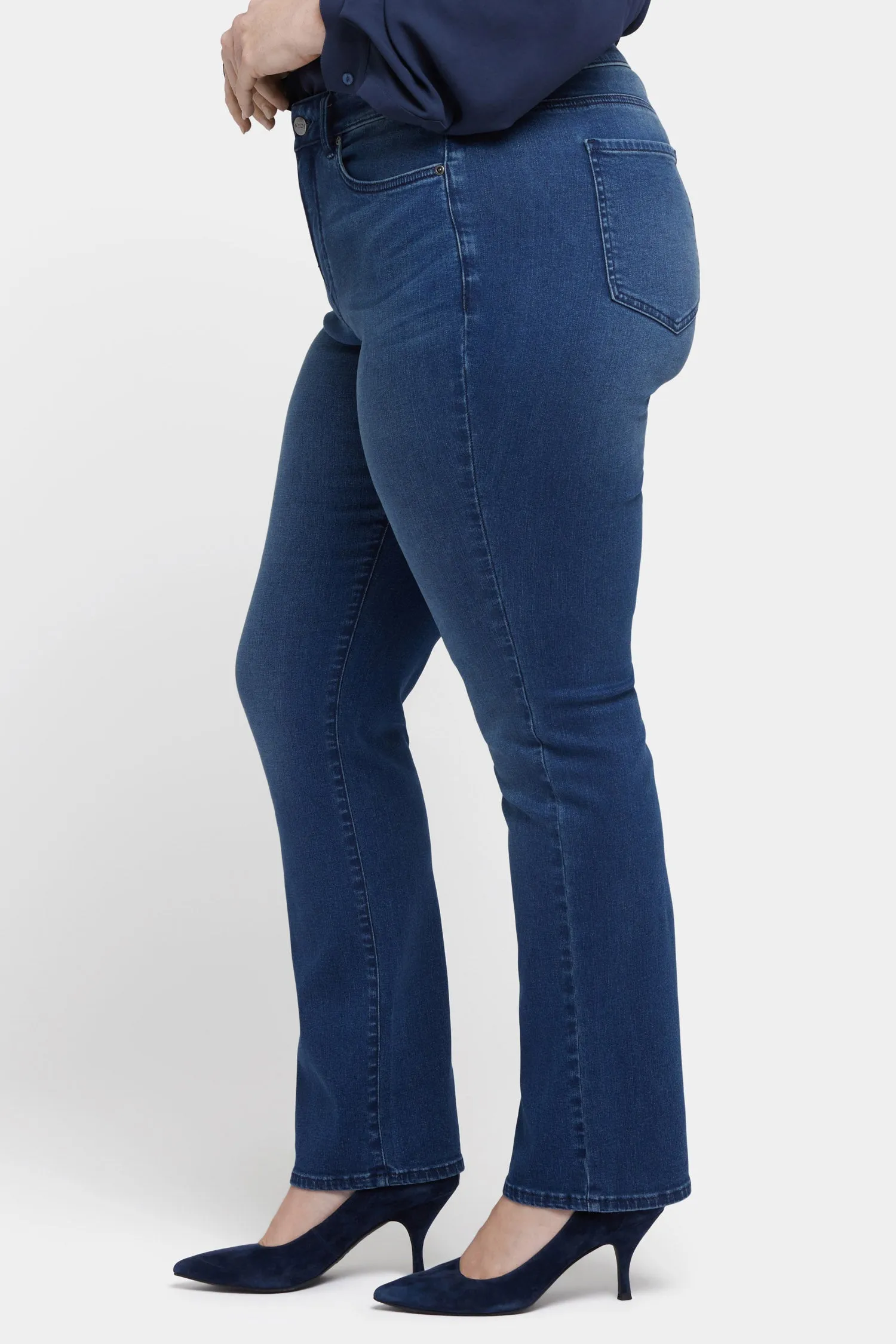 Marilyn Straight Jeans In Plus Size - Rendezvous sold by NYDJ product image thumbnail 3