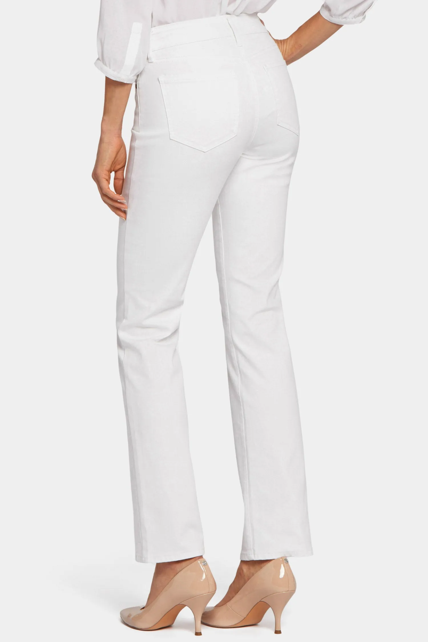 Marilyn Straight Jeans - Optic White sold by NYDJ product image thumbnail 2