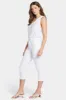 Ami Skinny Capri Jeans In Petite - Optic White sold by NYDJ