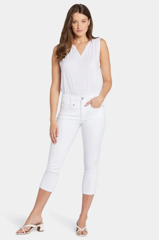 Ami Skinny Capri Jeans In Petite - Optic White sold by NYDJ