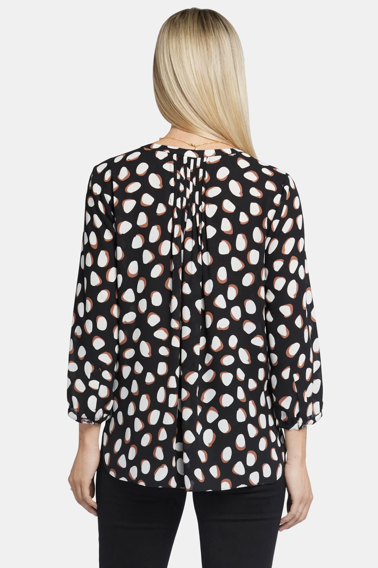 Pintuck Blouse In Petite - Matilda Dot sold by NYDJ product image thumbnail 2