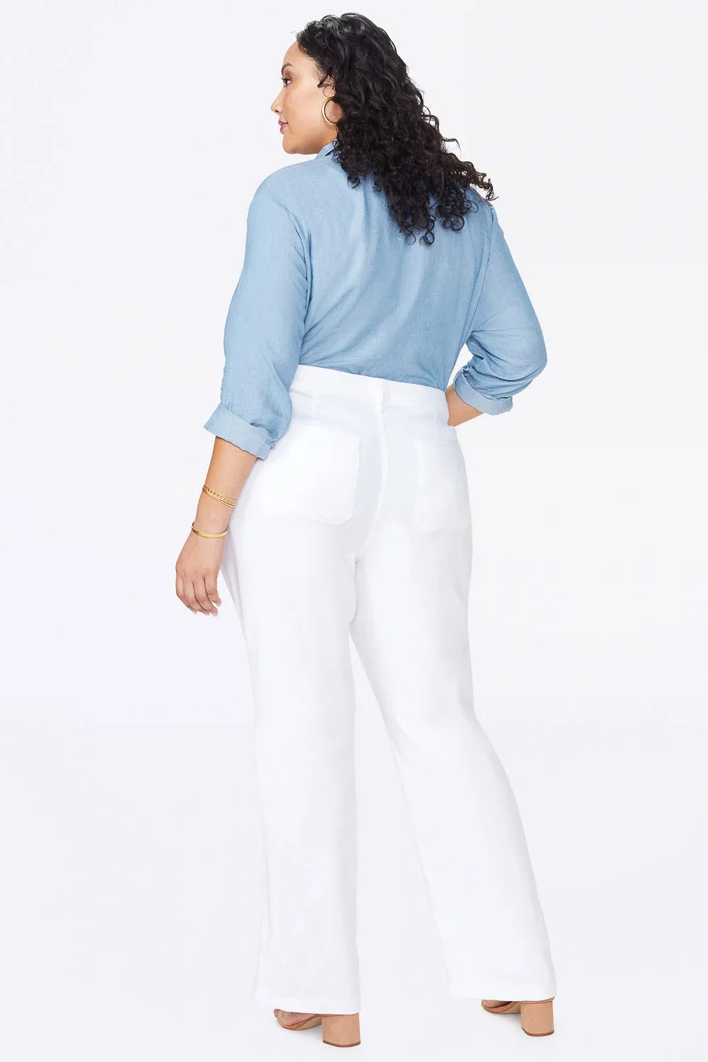 Trouser Pants In Plus Size - Optic White sold by NYDJ product image thumbnail 2