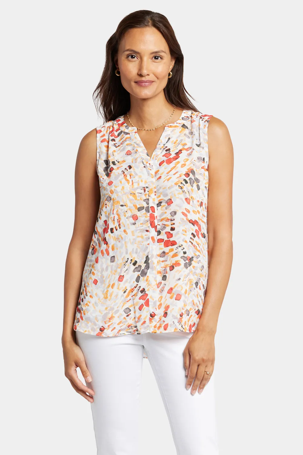 Sleeveless Pintuck Blouse - Rocoso Way sold by NYDJ product image thumbnail 4