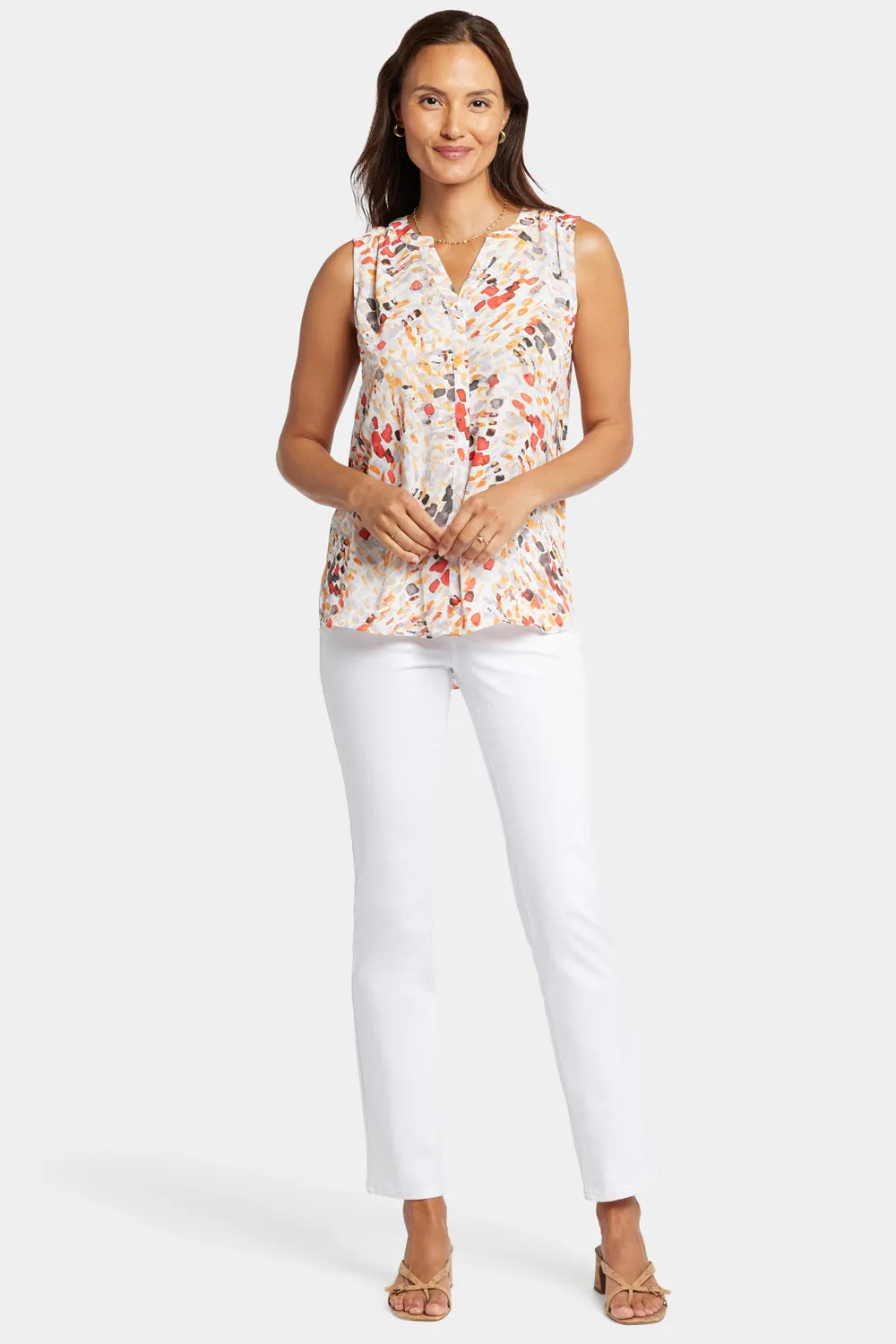 Sleeveless Pintuck Blouse - Rocoso Way sold by NYDJ product image thumbnail 5