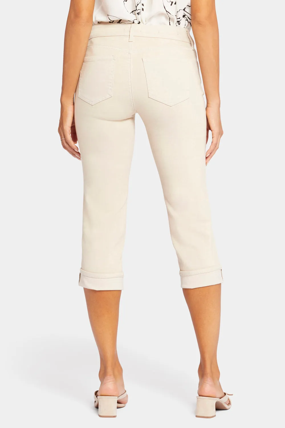 Marilyn Straight Crop Jeans In Petite - Feather sold by NYDJ product image thumbnail 2